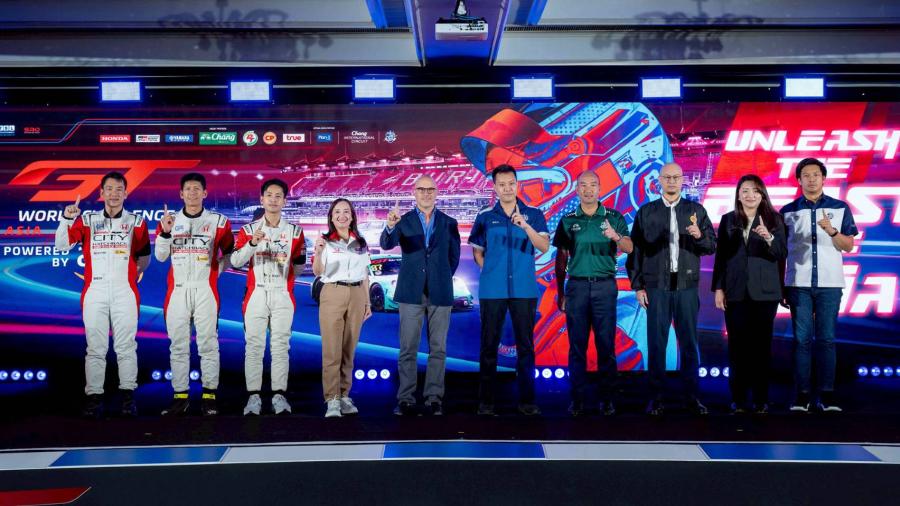 แถลงใหญ่! ศึกซูเปอร์คาร์ระดับพรีเมียม “GT World Challenge Asia 2025”สนามประเทศไทย ตื่นตากับรถแข่งในฝัน-ทีมแข่งระดับโลก แถลงใหญ่! ศึกซูเปอร์คาร์ระดับพรีเมียม “GT World Challenge Asia 2025”สนามประเทศไทย ตื่นตากับรถแข่งในฝัน-ทีมแข่งระดับโลก