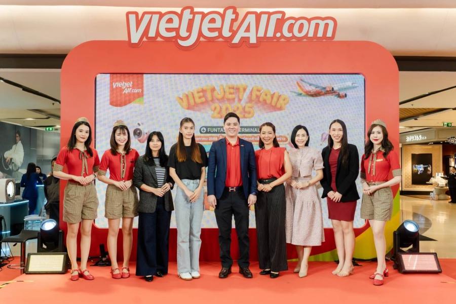เวียตเจ็ทไทยแลนด์จัดงาน “Vietjet Fair 2025” สุดยิ่งใหญ่ ดึงดูดนักท่องเที่ยวกว่า 20000 คน เวียตเจ็ทไทยแลนด์จัดงาน “Vietjet Fair 2025” สุดยิ่งใหญ่ ดึงดูดนักท่องเที่ยวกว่า 20000 คน