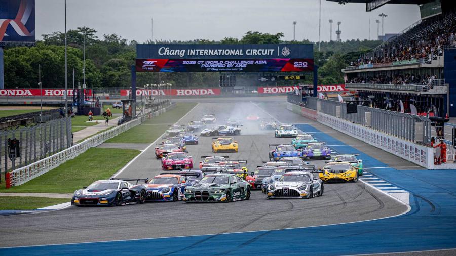 ปิดฉากประทับใจ! GT World Challenge Asia 2025 สนามประเทศไทย ชูเสน่ห์อีสานใต้ “กันตรึมซิ่ง” สู่ซีรีส์ดวลความเร็วสุดลักชัวรีของโลก ปิดฉากประทับใจ! GT World Challenge Asia 2025 สนามประเทศไทย ชูเสน่ห์อีสานใต้ “กันตรึมซิ่ง” สู่ซีรีส์ดวลความเร็วสุดลักชัวรีของโลก
