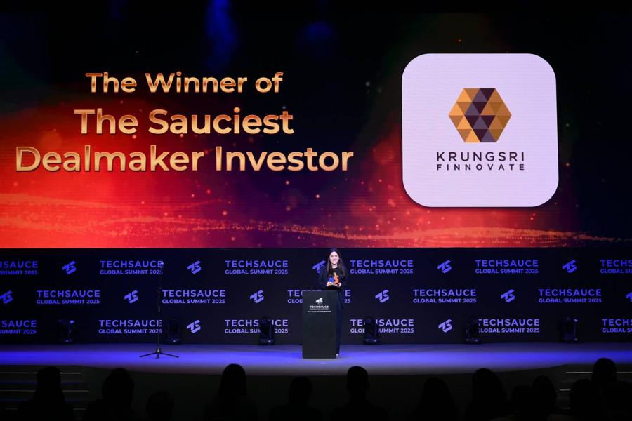’’Krungsri Finnovate’’ คว้ารางวัล ’’The Sauciest Dealmaker Investor’’  ตอกย้ำบทบาทผู้นำด้านการลงทุนแห่งอนาคต   