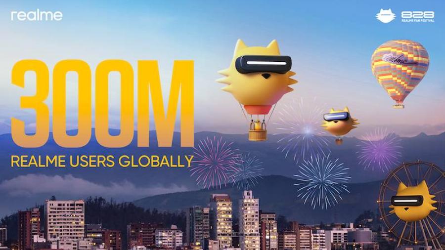 7 ปีแห่งความสำเร็จ! realme เดินเกมแกร่ง ด้วยยอดผู้ใช้งานทั่วโลกเกิน 300 ล้านราย