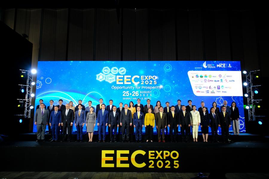 ทีเส็บ จับมือ สกพอ. พร้อมพันธมิตรภาครัฐ เอกชนกว่า 100 หน่วยงาน เปิดงาน EEC EXPO 2025 เวทีระดับนานาชาติ โชว์ศักยภาพโครงสร้างพื้นฐาน เทคโนโลยีขั้นสูง กลไกสนับสนุนการลงทุนแบบครบวงจร สร้างโอกาสขับเคลื่อนเศรษฐกิจไทย สู่ศูนย์กลางลงทุนแห่งภูมิภาค ทีเส็บ จับมือ สกพอ. พร้อมพันธมิตรภาครัฐ เอกชนกว่า 100 หน่วยงาน เปิดงาน EEC EXPO 2025 เวทีระดับนานาชาติ โชว์ศักยภาพโครงสร้างพื้นฐาน เทคโนโลยีขั้นสูง กลไกสนับสนุนการลงทุนแบบครบวงจร สร้างโอกาสขับเคลื่อนเศรษฐกิจไทย สู่ศูนย์กลางลงทุนแห่งภูมิภาค