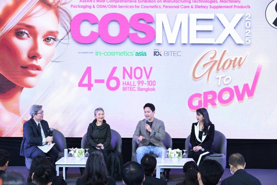“อาร์เอ็กซ์ ไบเทค” เปิดฉาก COSMEX 2025 จุดประกาย “Glow to Grow”  หนุนอุตสาหกรรมความงามอาเซียนสู่เวทีโลก”