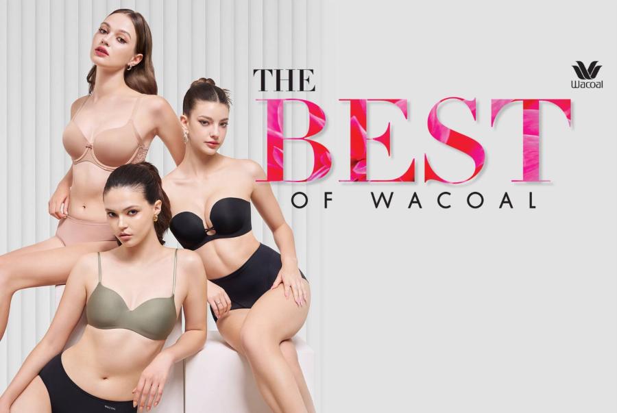 Wacoal เปิดตัวแคมเปญท้ายปี “The Best of Wacoal” ที่สุดของความสบาย กระชับ และเกาะอยู่ จากวาโก้ ความภาคภูมิใจที่ได้ผลิตชุดชั้นในที่ดีที่สุด ให้ทุกคนได้สวมใส่