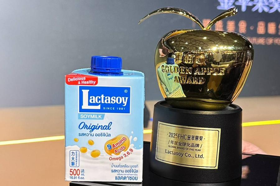 “แลคตาซอย” คว้าสุดยอดรางวัล “GLOBAL BRAND OF THE YEAR” จาก FHC Shanghai ตอกย้ำแบรนด์คุณภาพระดับโลก