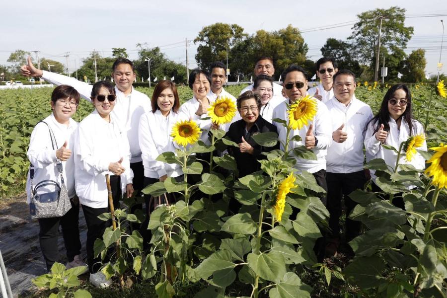 ซีพีแรม ชวนเช็กอินทุ่งทานตะวัน 5 ไร่ ใกล้กรุงเทพฯ เพียง 45 นาที กับ “ทานตะวันบานสะพรั่งทั่วระแหง ครั้งที่ 6” ชวนสัมผัสทุ่งทานตะวันรับลมหนาว เสริมแกร่งเศรษฐกิจฐานรากยั่งยืน