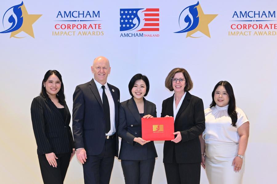 มอนเดลีซ อินเตอร์เนชันแนล (ประเทศไทย) สานต่อความเป็นผู้นำเพื่อสังคม คว้ารางวัล 2025 AMCHAM Corporate Impact Awards ระดับแพลทินัม
