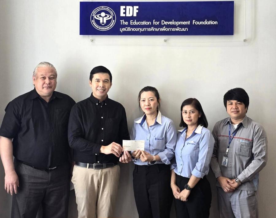 เฉียว เป่า เมททัล ห่วงใยเยาวชน มอบทุนนักเรียนติดต่อปีที่ 3 ผ่านมูลนิธิ EDF